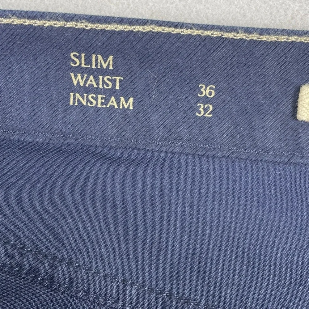 Banana Republic Pants Men 36x29 Navy Traveler Slim Twill 5-Pocket Stretch